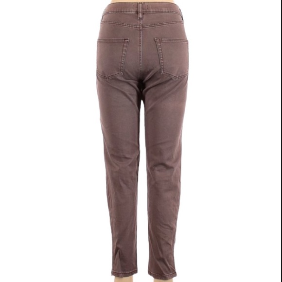 BDG size 30 light mauve color skinny moto pants with zippers at the ankles EUC - Picture 4 of 12